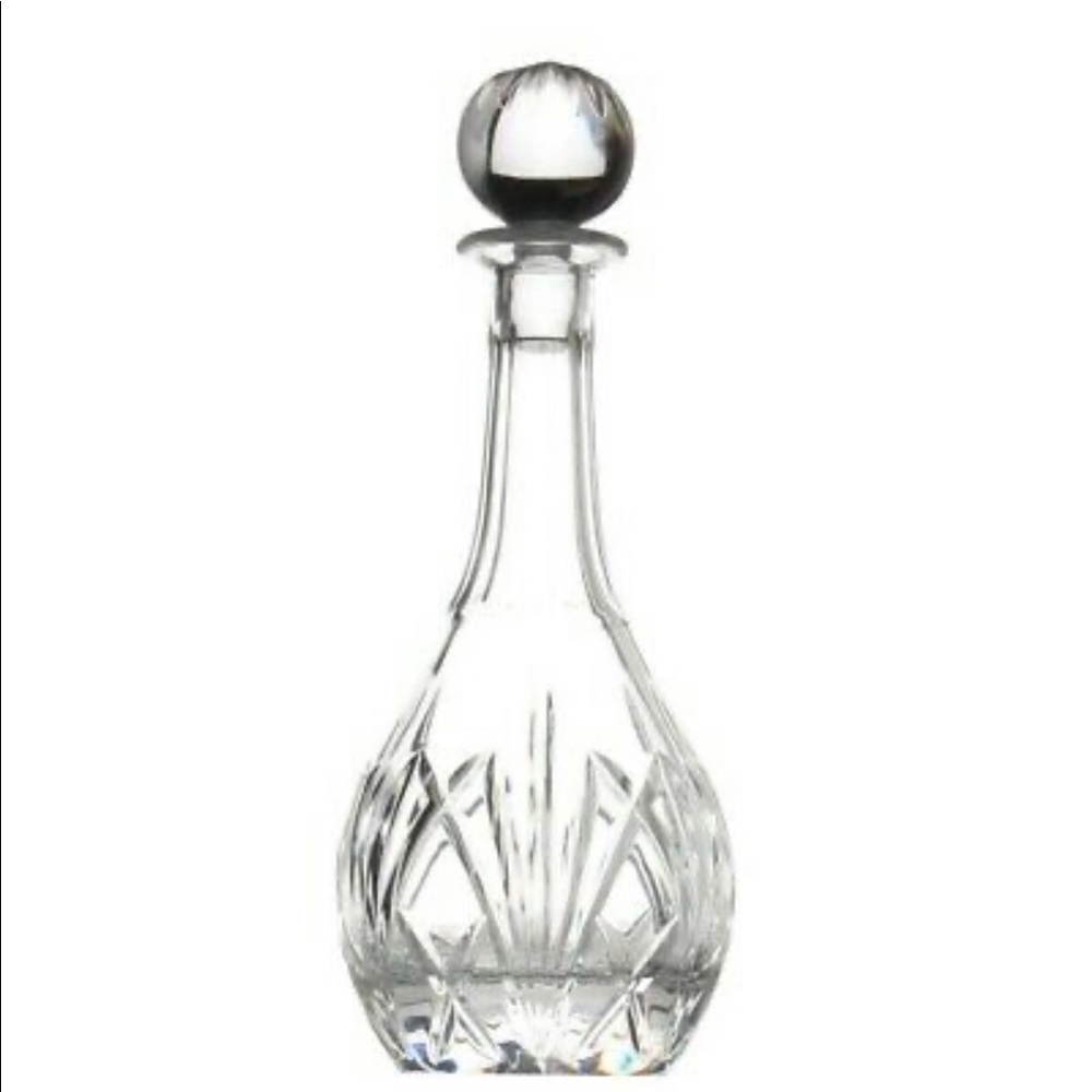 MARQUIS WATERFORD CRYSTAL BROOKSIDE LIQUOR DECANTER W STOPPER 12 3/4" TALL